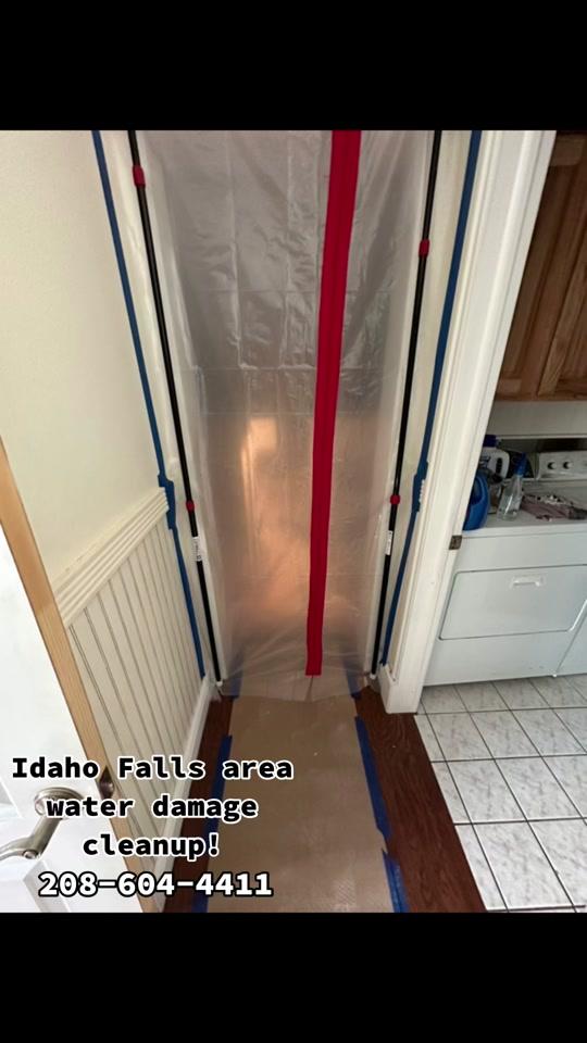 Sewage backup, thoroughly cleansed and dried out! #idaho #idahofalls...
